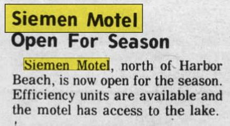 Windmill Motel (Siemen Motel) - June 1973 Open For Season (newer photo)